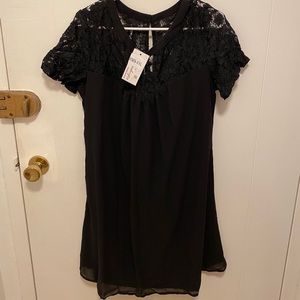 Black cocktail dress